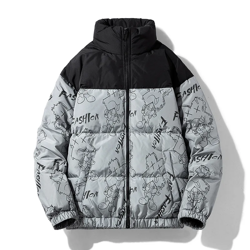 Men's Down Jacket Winter Thickening Autumn And Winter Coat Men's Couple Bread Clothes