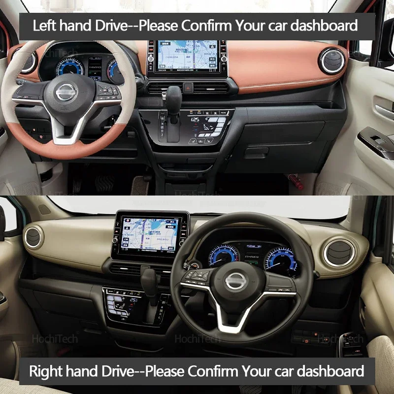 Фото Для Nissan Dayz B40 для Mitsubishi EK 2019-2025, крышка приборной панели автомобиля, избегайте света, накладка на приборную платформу, аксессуары для ковров №2