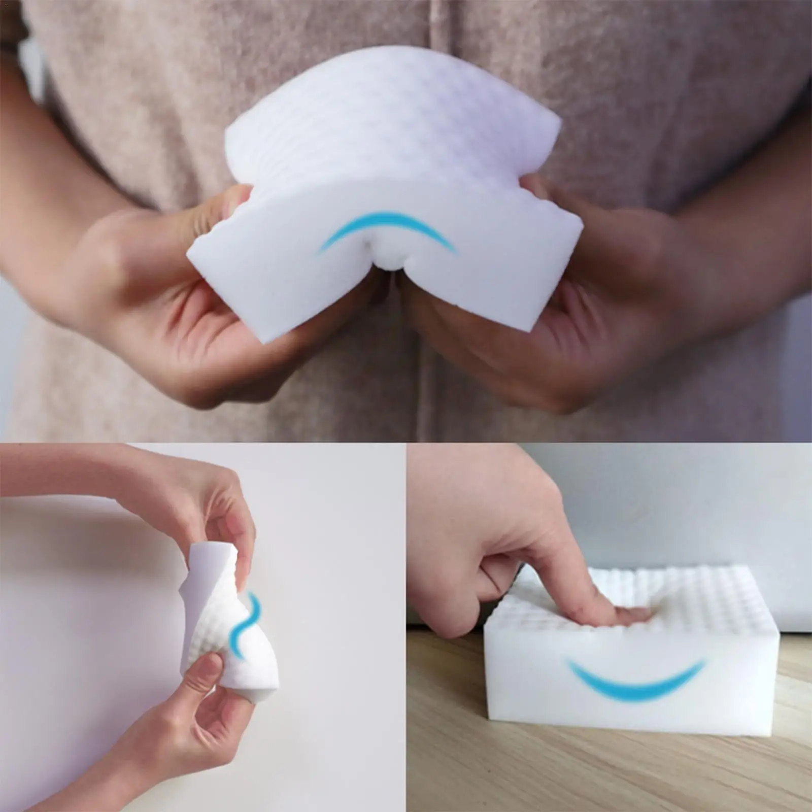 

50pcs/lot Melamine Sponge Magic Sponge Eraser Melamine Nano Cleaner Cleaning Sponges Home Kitchen Bathroom Office 10x6x2cm T9I5