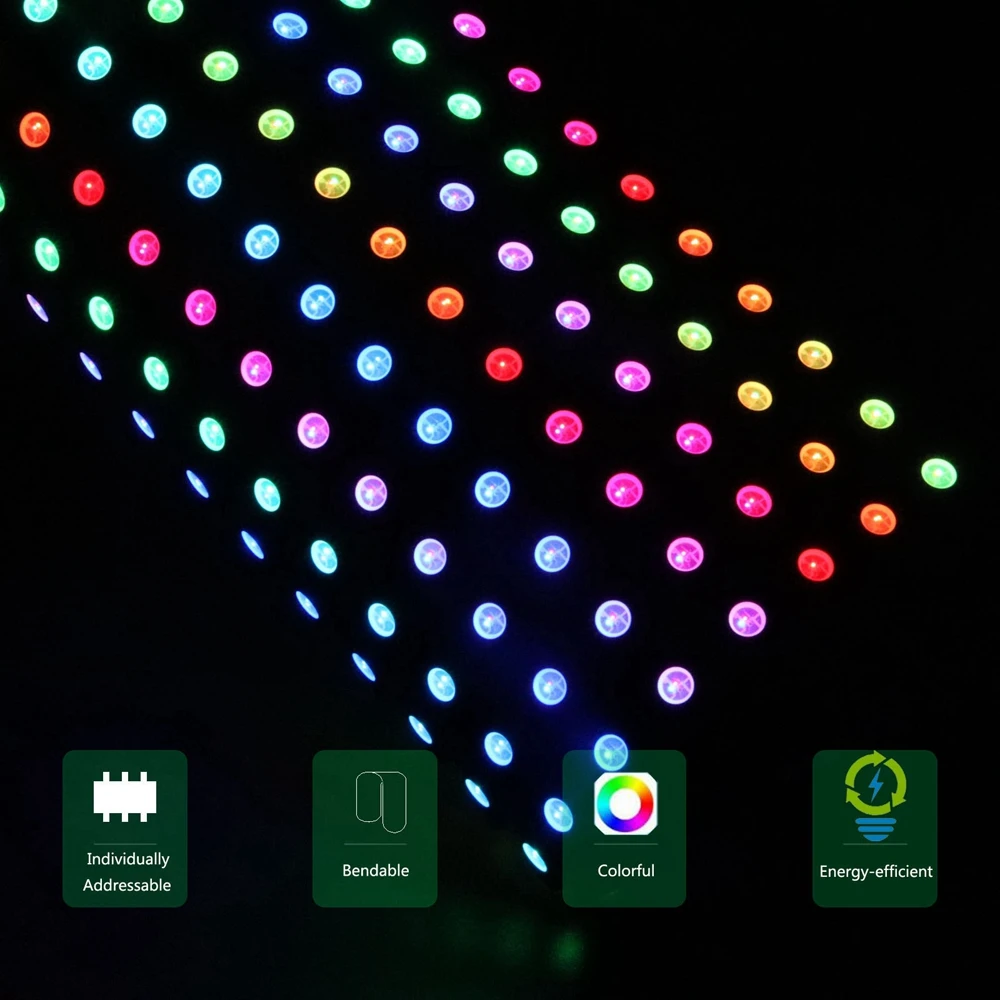 Светодиодная RGB лента WS2812B гибкая матричная панель 8x8 16x16 8x32 пикселей модуль WS2812