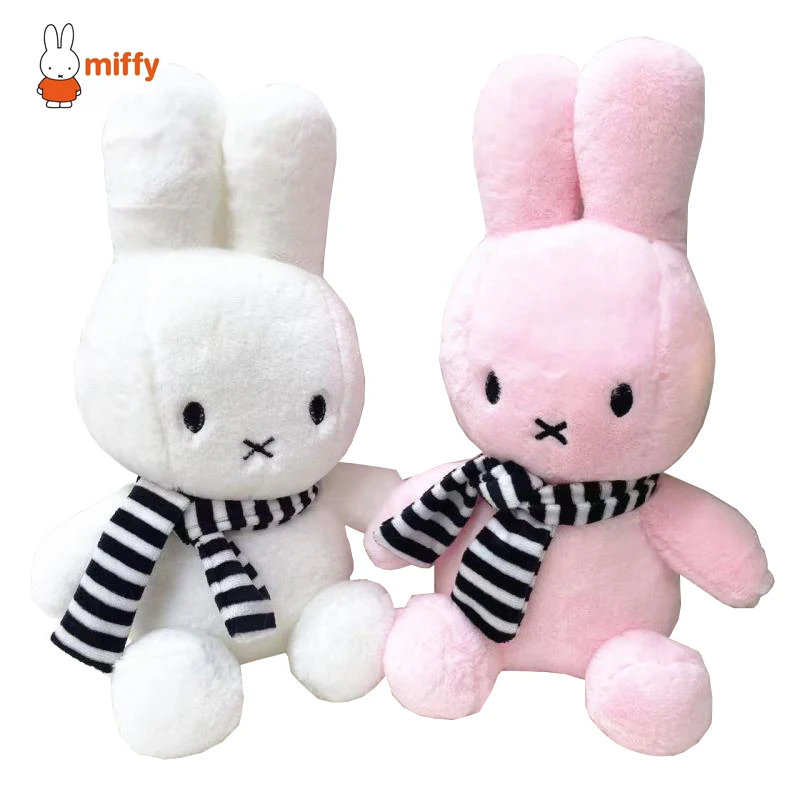 

Милая плюшевая игрушка Miffy, искусственная кукла, аниме мультфильм, 25 см, плюшевая игрушка, подарки для детей
