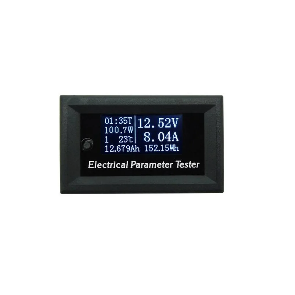 Многофункциональный тестер 33 в 10 А 7 1 OLED Напряжение Ток Время Температура Емкость