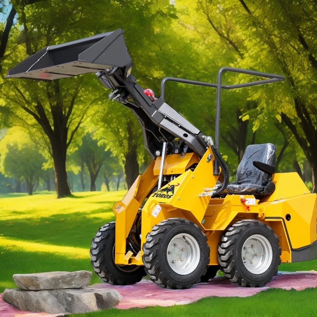 Гусеничный мини-погрузчик