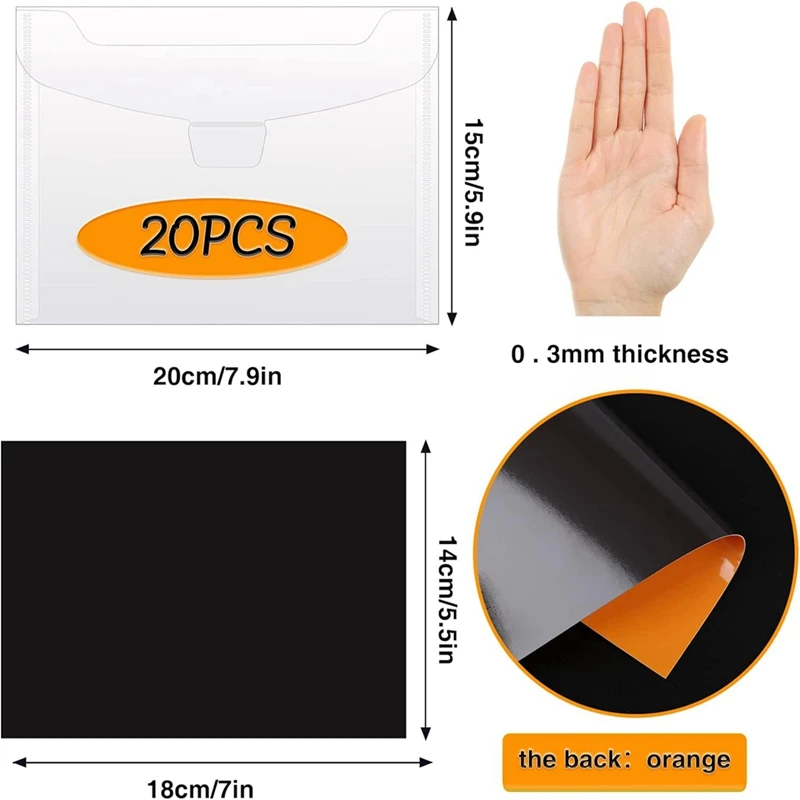 Мешки для штампов и резиновые магнитные листы хранения высечек скрапбукинг