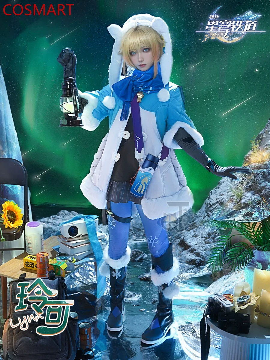 

Костюм женский для косплея Honkai: Star Rail Lynx Landau, милая аниме искусственная кожа, униформа для ролевых игр