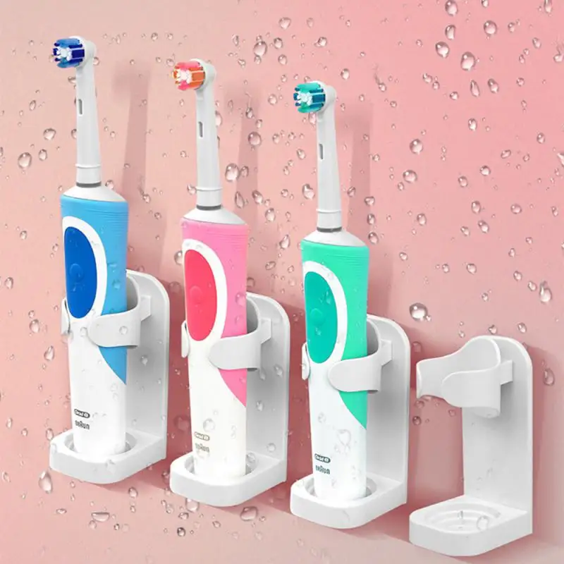 

Traceless Toothbrush Holder Bath Wall-Mounted Electric Toothbrush Holders Adults Toothbrush Stand Hanger Bathroom Accessories