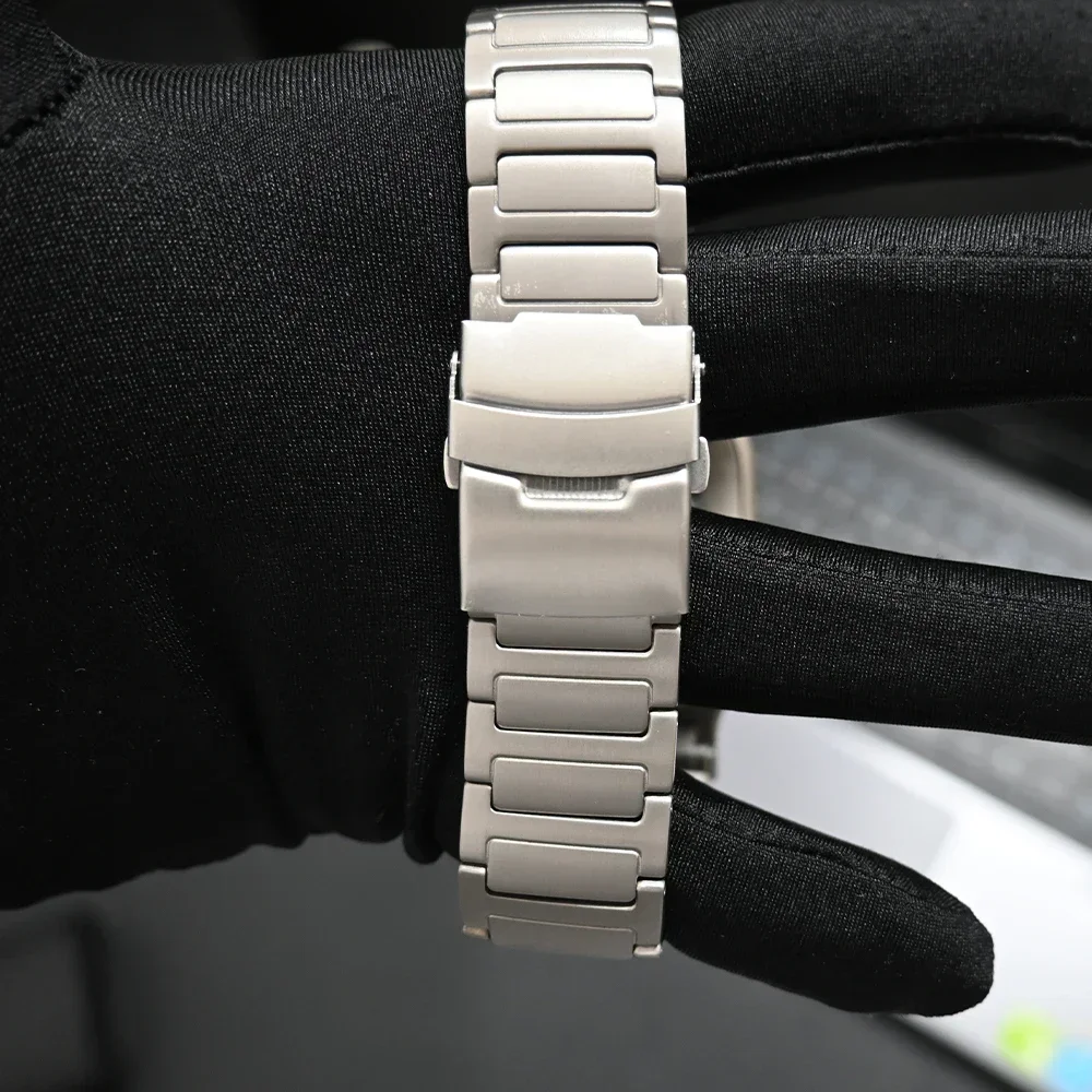 Титановый ремешок для Apple Watch Ultra браслет iWatch Series 10 9 8 7 6 5 Se 44 мм 45 46 роскошный