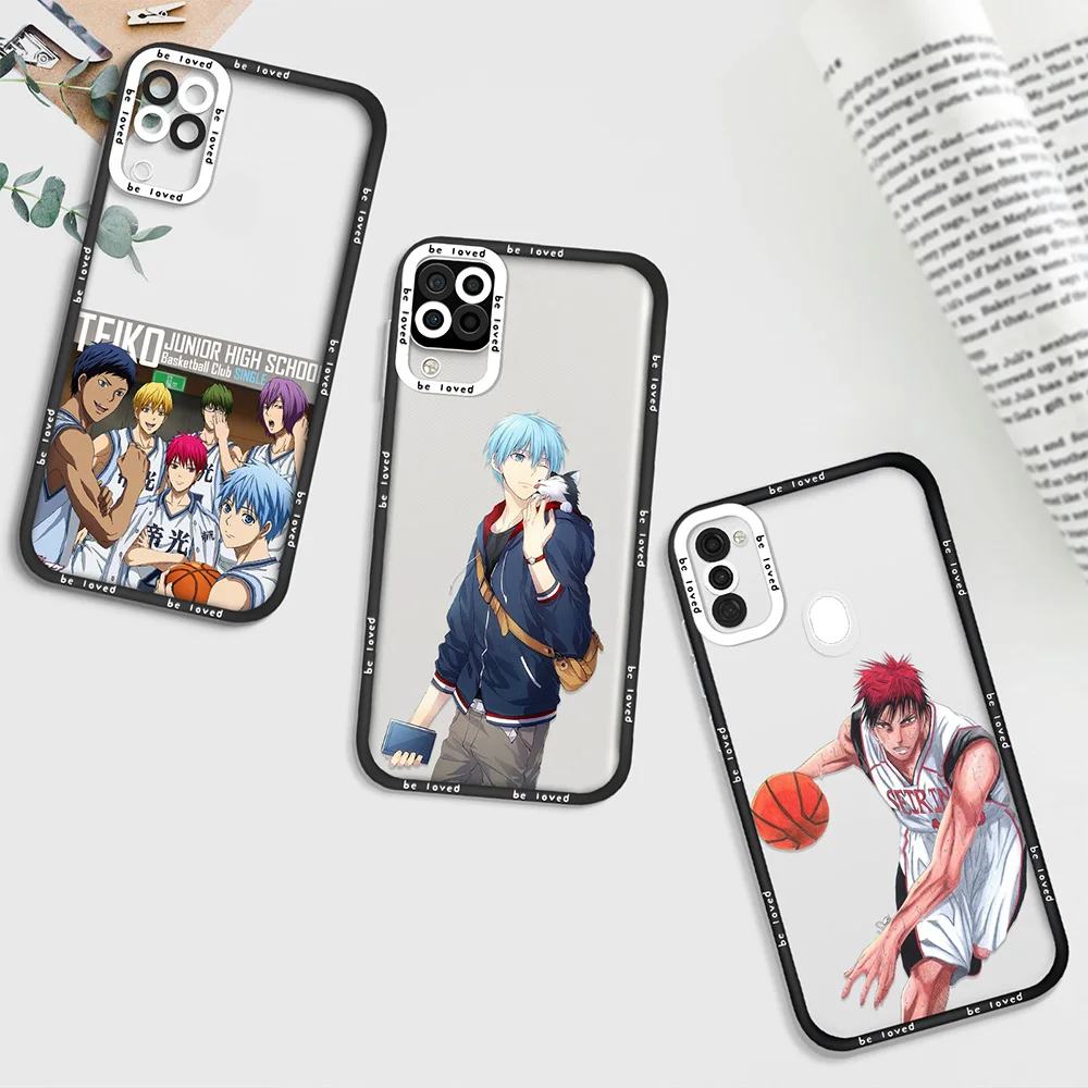 

Anime Kuroko's Basketball Clear Phone Case for Samsung A11 A12 A71 A21S A32 4G A52 A52S A53 5G A72 S22 Plus S22Ultra Back Cover