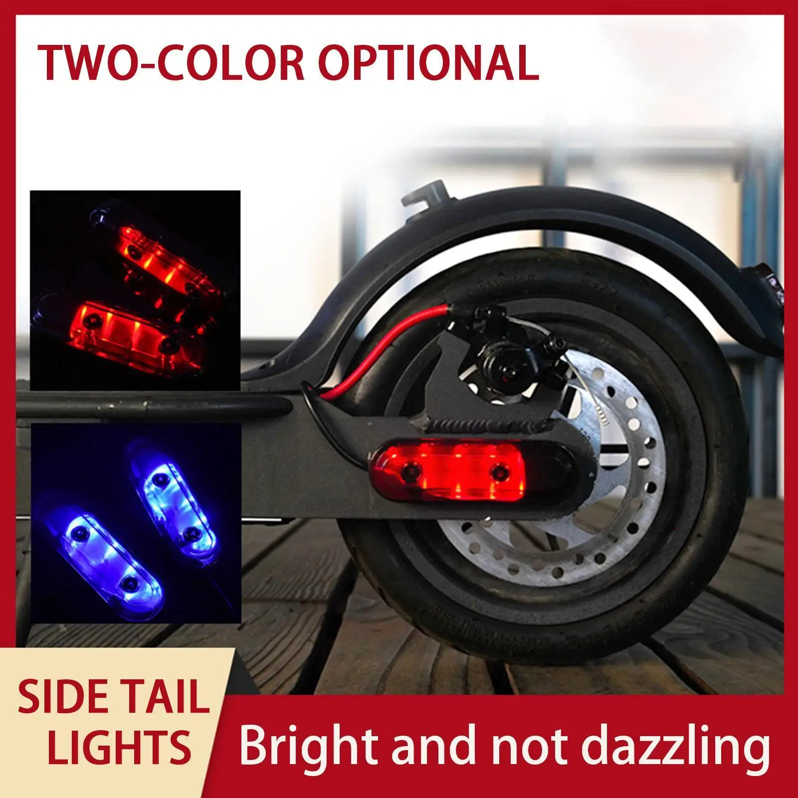 

Rear Taillight Led Light For Electric Scooter M365 Pro 2 M365 Scooter Accessories Safty Side Light Electric Scooter P5w9