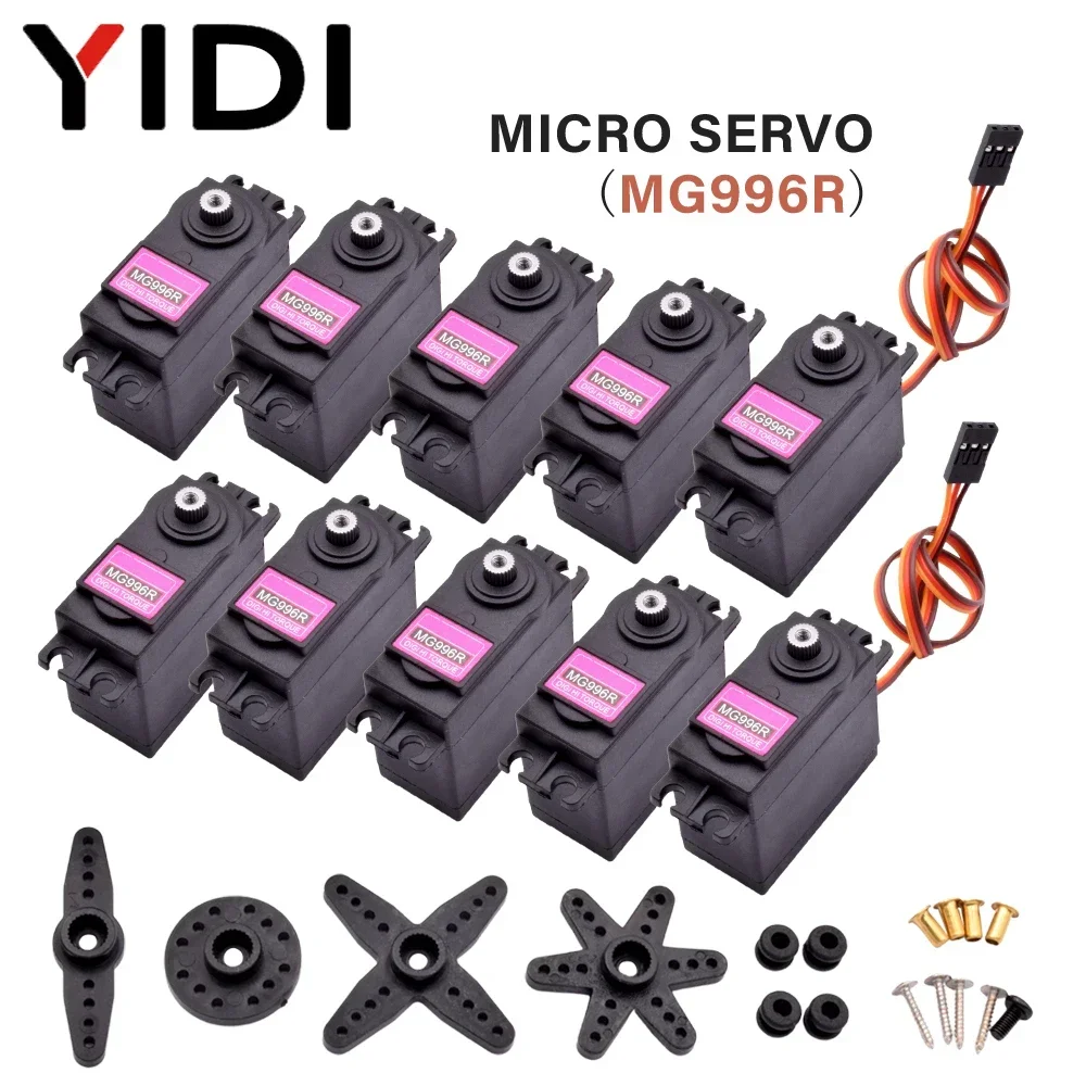 

Металлический сервопривод MG996R YIDI 180 360 градусов