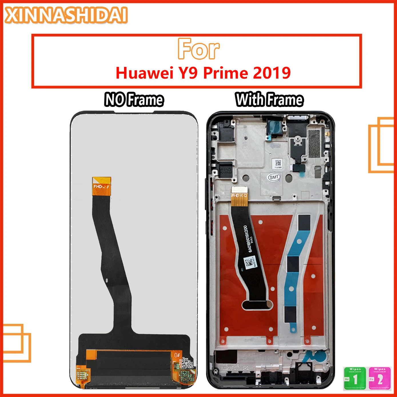 ЖК-дисплей 6 59 дюйма для Huawei Y9 Prime 2019/P Smart Z дисплей с сенсорным экраном и