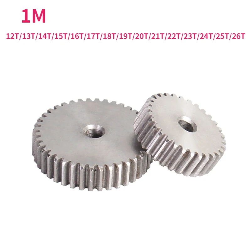 

Шестерня углеродистая сталь 10 мм 12T-26T