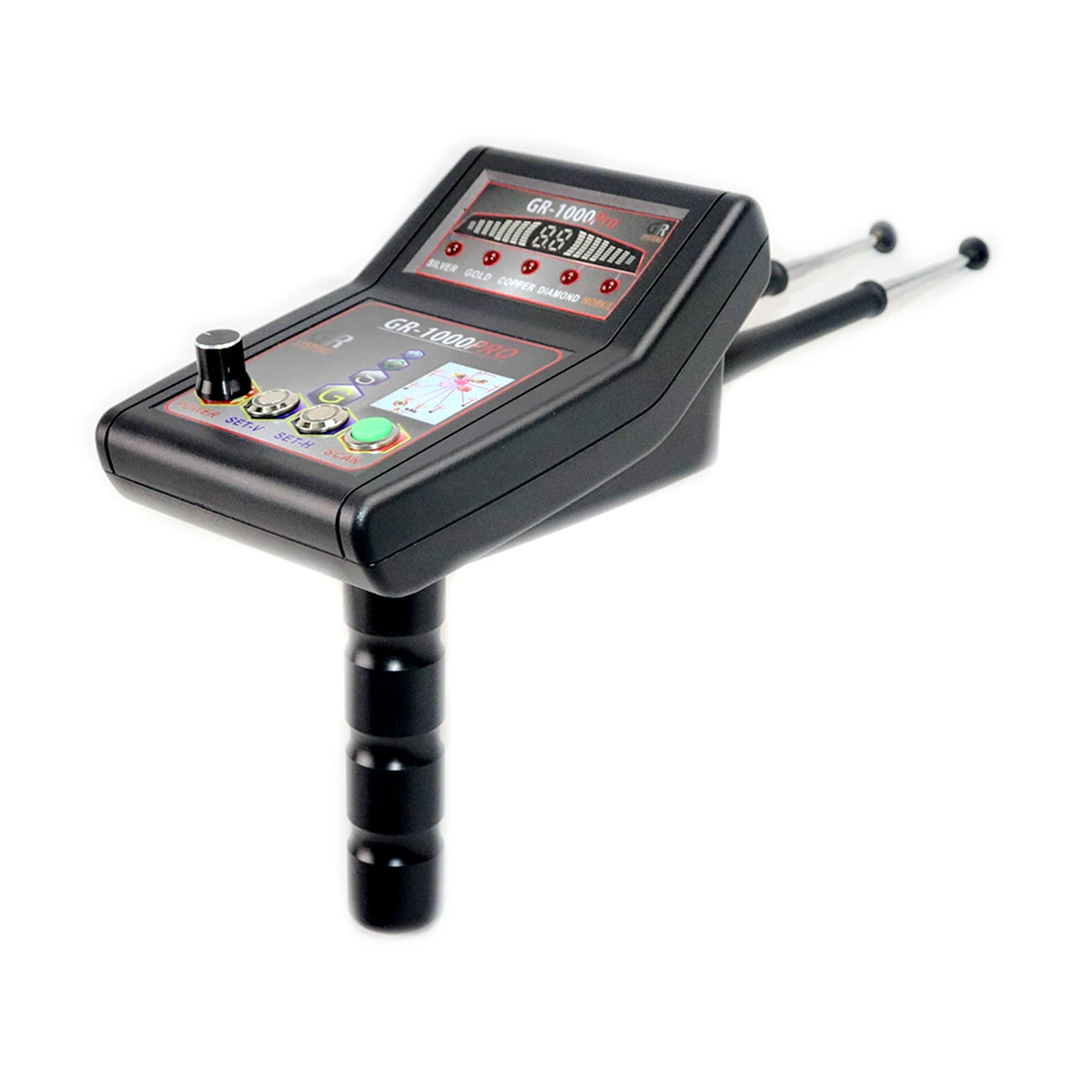 

GR-1000Pro большой радиус подземного металла, золота, серебра, меди, детекторы алмазов Pro, Кладоискатель GR1000Pro