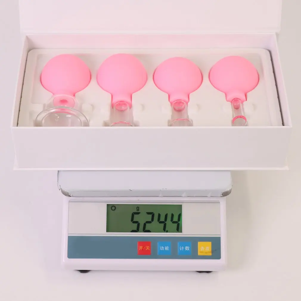 Вакуумные банки стеклянные антицеллюлитный массаж для лица акупунктура