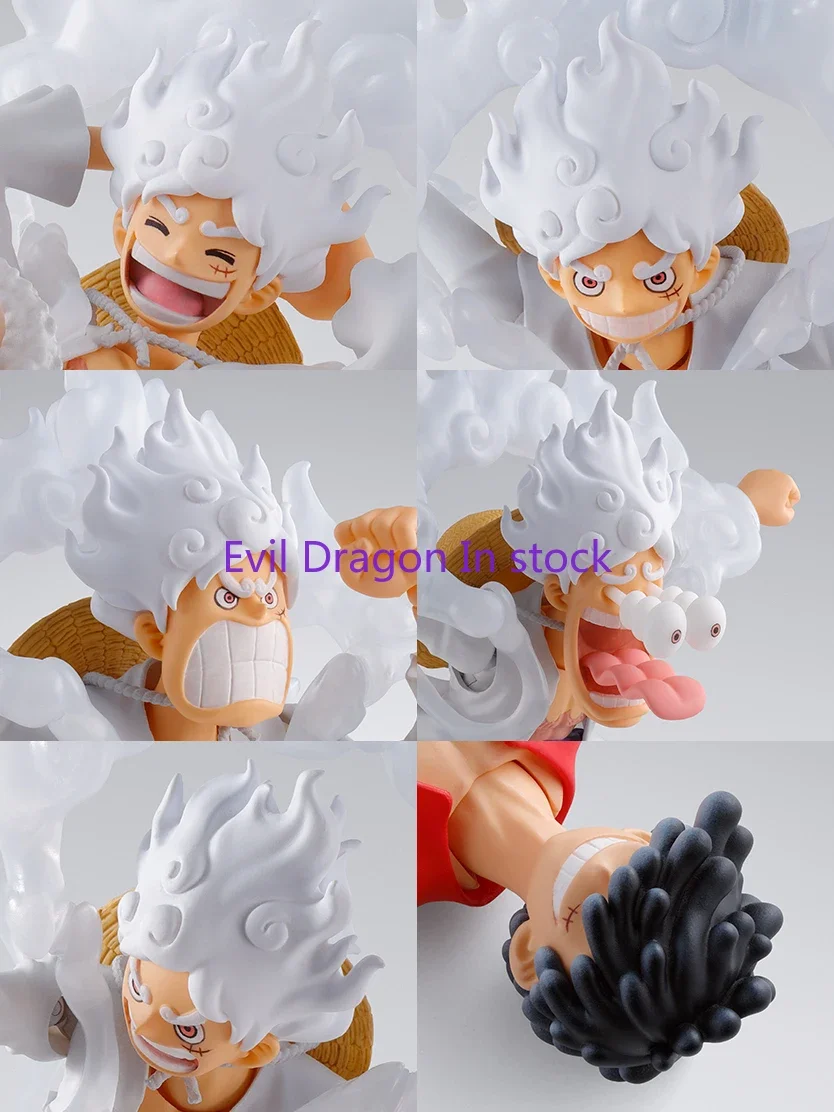 100% Original Bandai Sh Figuarts Shf One Piece Monkey.D.Luffy Gear 5 Gear5 Action Anime Model Toys Pvc Figura Gifts