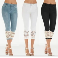 new jeans womens lace lace womens jeans cropped pants for women