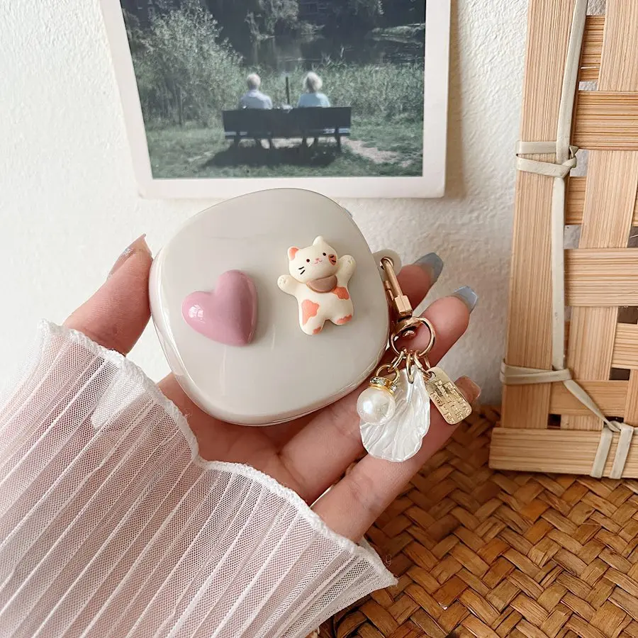 Чехол для QCY T13 милый мультяшный медведь и силиконовый чехол беспроводных