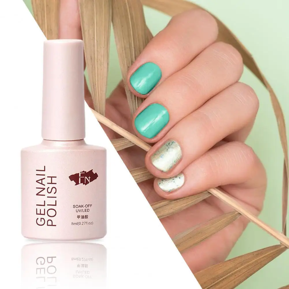 

8ml Durable Nailcare Vibrant Mothers Girlfriend Gift Translucent Nail Polish for Spring Nail Glue Jelly Nail Polish