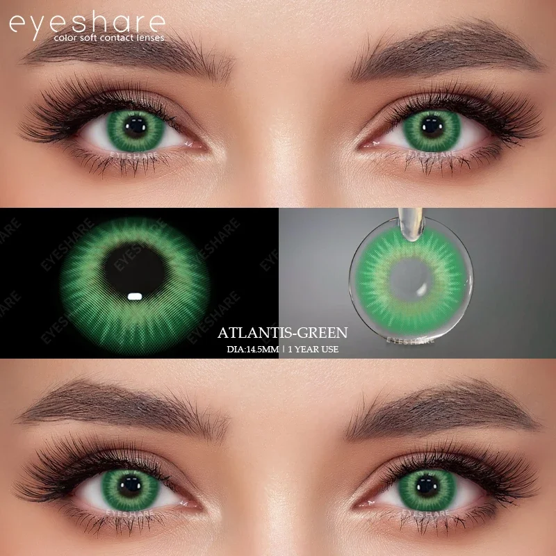 EYESHARE Новое поступление Цветные контактные линзы для глаз Модные синие Серые