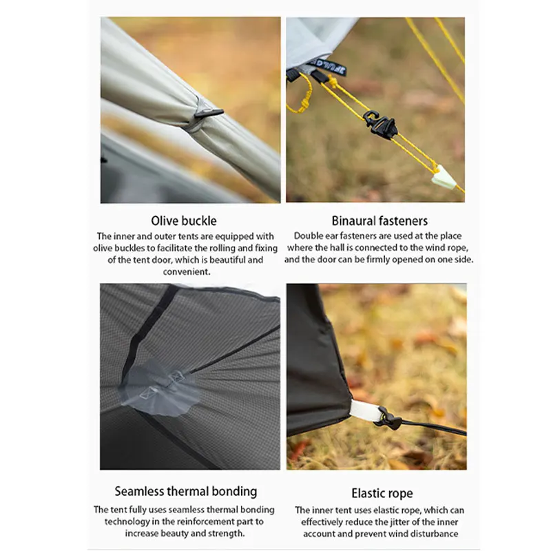 3F UL GEAR LanShan 2 15D на человека уличная Сверхлегкая палатка для кемпинга 3-4 сезона