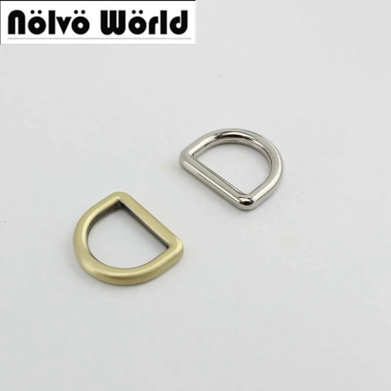 Metal D Ring Buckle Hand Bag Purse Strap Belt Dog Collar Chain Clasp DIY Needlework Heavy Duty Strong Thickness for Bags |