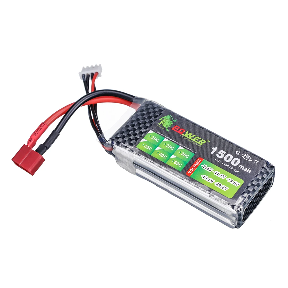 Литий-полимерная батарея LION POWER 11 1 V 1500mAh 35C T/XT60 Plug RC модели автомобилей