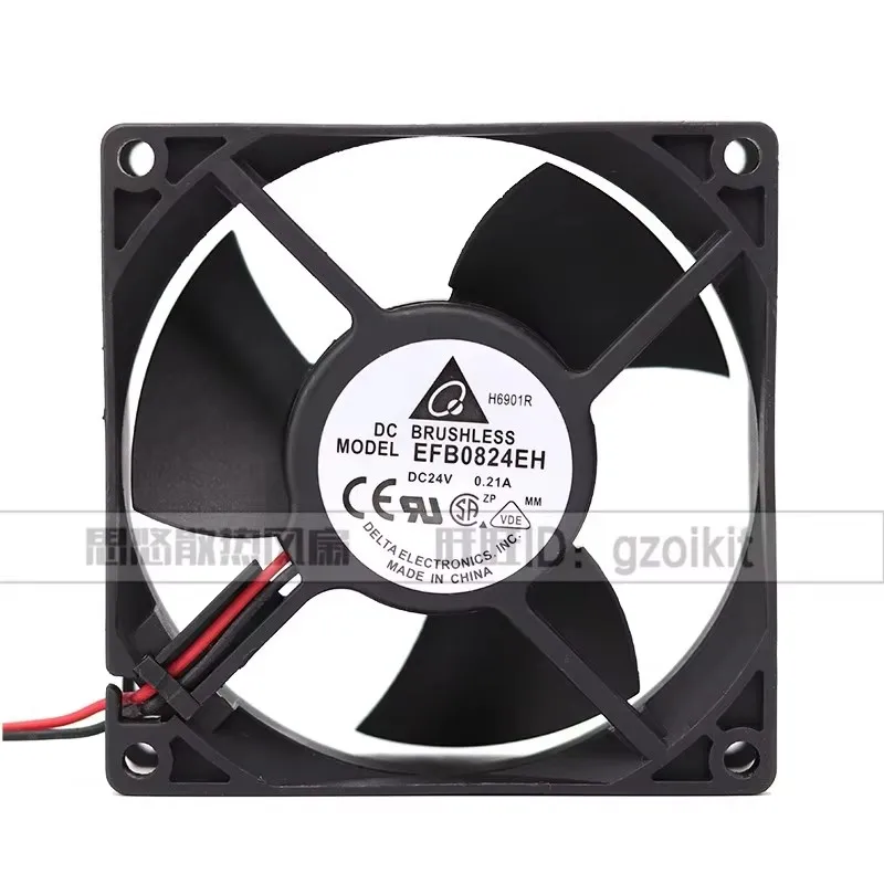 Оригинальный EFB0824EH 80*80*25 мм 8 см 24 В 0 21 А двойной шариковый преобразователь частоты