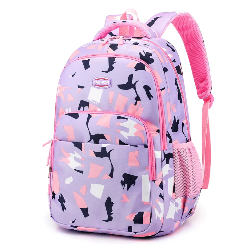 School Bags for Girls Boy Shoulder Bag Anime Backpack Handbag Cute Both Shoulders Spinal Protection Children Schoolbag Large Cap