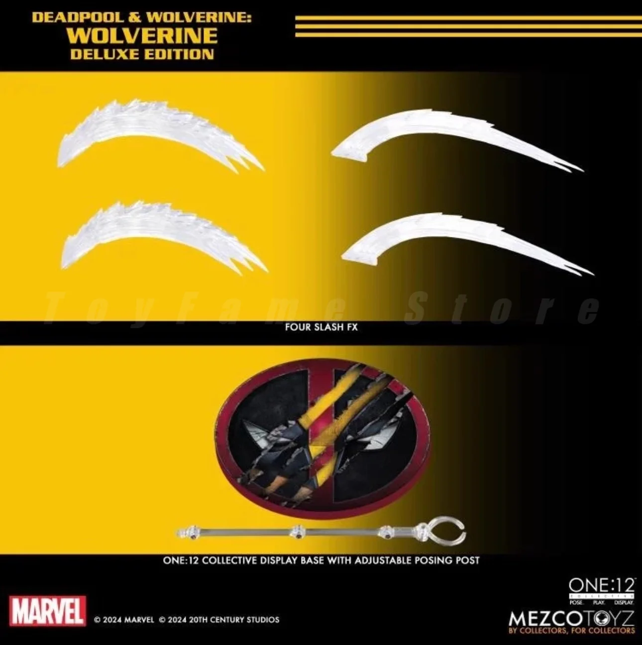 Фото В наличии: Подвижная фигурка Mezco One:12 Дэдпул и Росомаха (киноверсия), 6 дюймов, ручная работа. №4