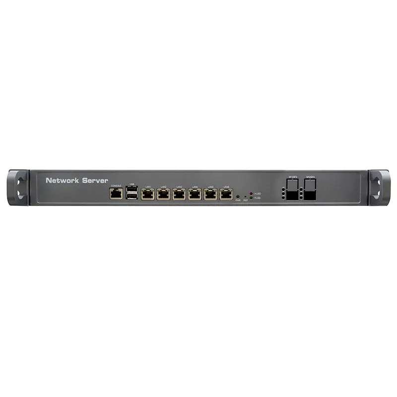 LGA1151 Intel Core i3 8100 i5 8400 i7 8700 1U 6 Nic серверная стойка 2 SFP 1G 10G брандмауэр устройство PfSense