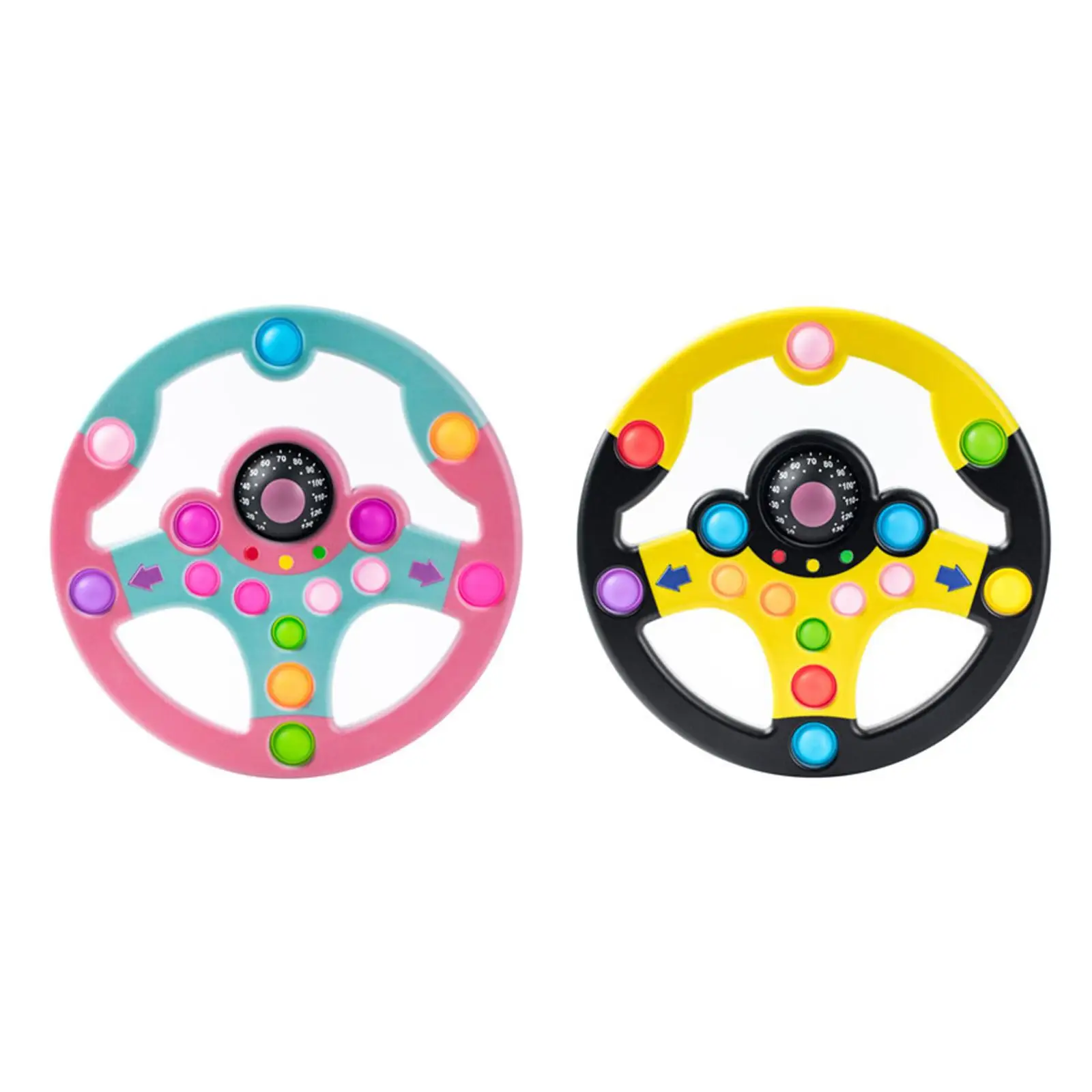 

Plastic Simulation Steering Wheel Car Seat Toy,Fun Learning Toy Steering Wheel Pretend Play Toys for Children