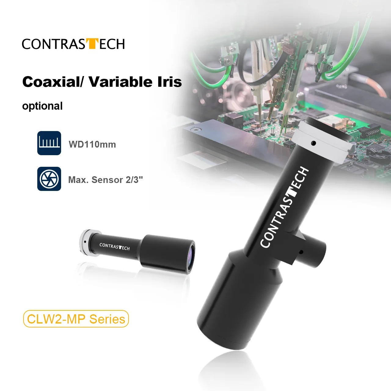 Производитель продает 10MP WD190mm 0 14x1/2 5 &quotбольшой телецентрический объектив F8 FOV C с