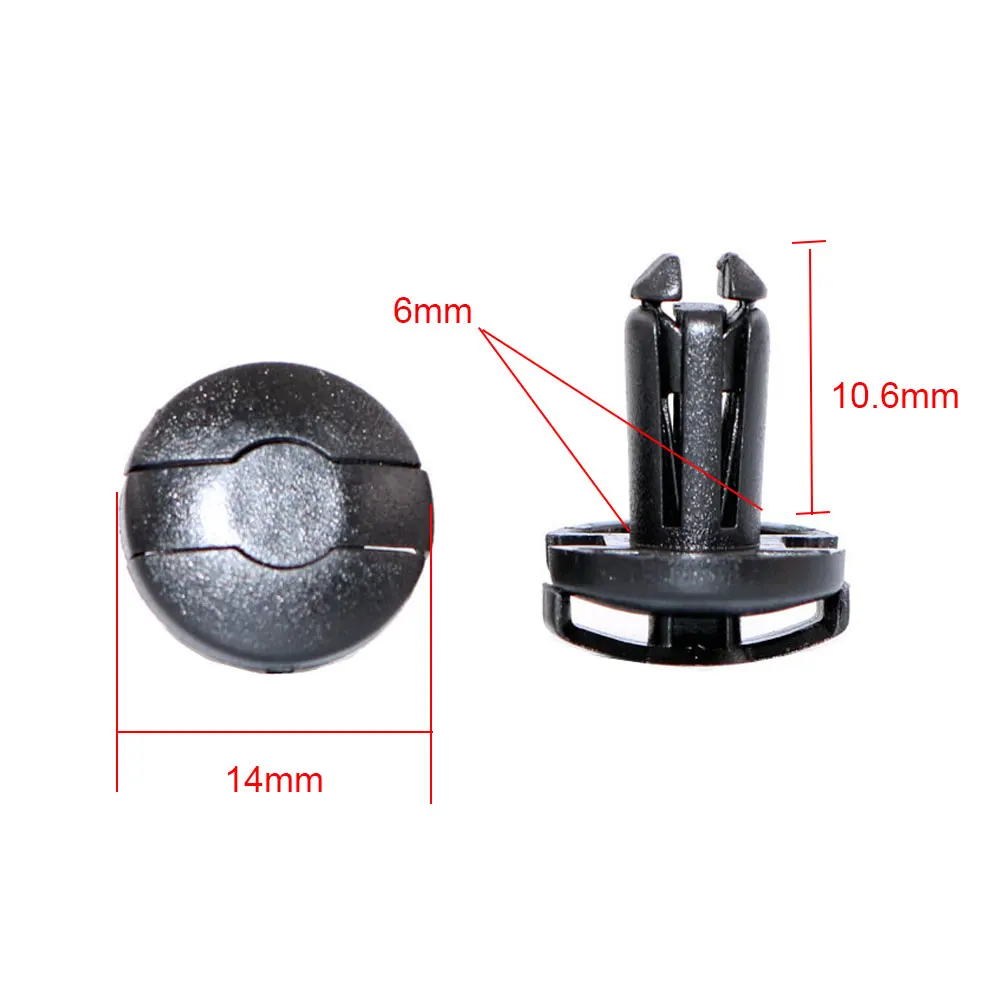 10 шт. пластиковые зажимы для скутера Honda мотоцикла 90683-gaz-003 Nc 700k Princess Joy 100 Jiaying 125