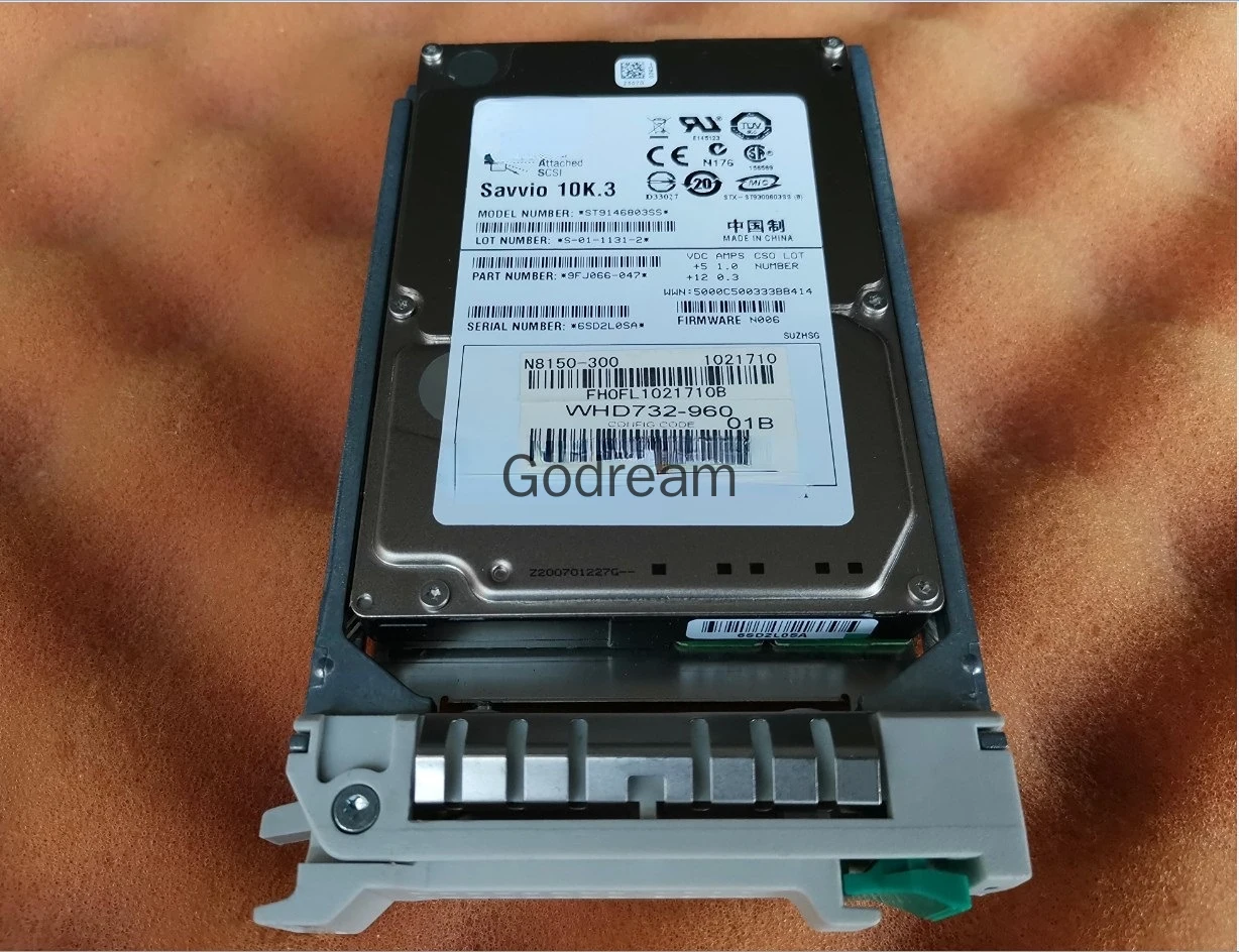 Для NEC ST 9146803 SS 9FJ066-047 Жесткий диск 146G 10K 2.5 SAS N8150-300
