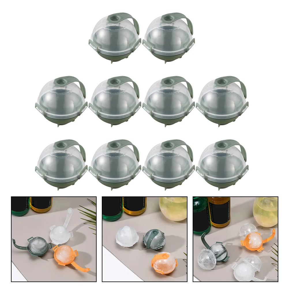 

10PCS Circle Whiskey Ice Moulds Ice DIY Molds Kitchen Ice Making Tools