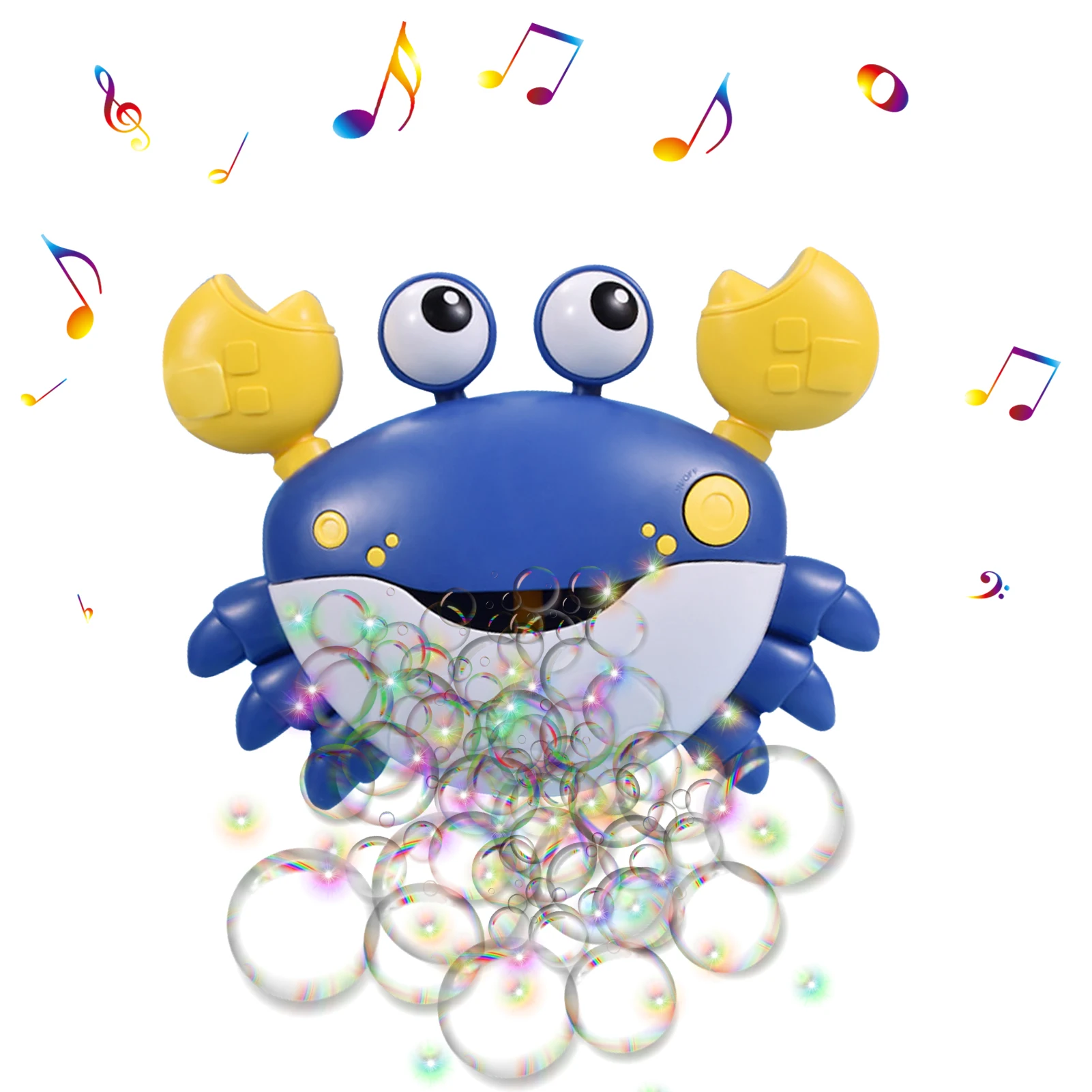 

Crab Baby Bubble Bath Toy Automatic Bubble Blower Maker For Bathtub Toys Play Children's Songs Kids Bath Toys With Suction Cup