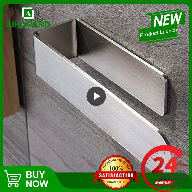 

2/3PCS Elegant Wall Towel Shelf Stainless Steel Nordic Toilet Sink Organizer Rack Holder Shelves Bath Housekeeper Bathroom
