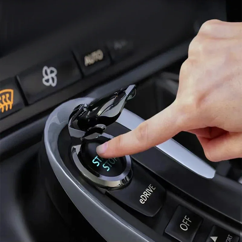 Автомобильные ONE-CLICK кнопки запуска защитный чехол наклейки для Mustang 2005 2006 2007 2008 2009