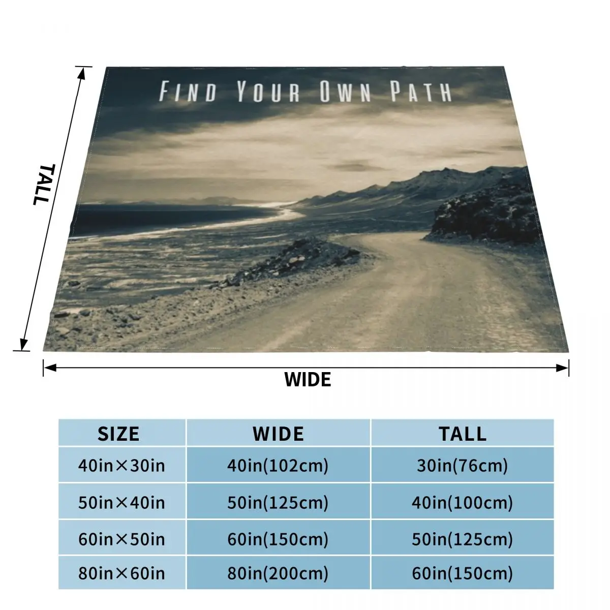 Найдите свой собственный путь Fuerteventura ультра-мягкое Флисовое одеяло