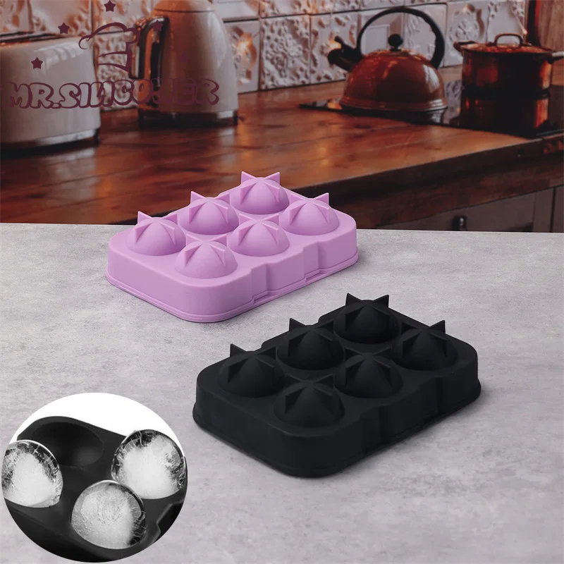

Ice Cube Trays Silicone Whiskey Ice Ball Mold, Ice Ball Maker Mold, Round Ice Cube Mold Sphere Ice Cube Mold Easy Release