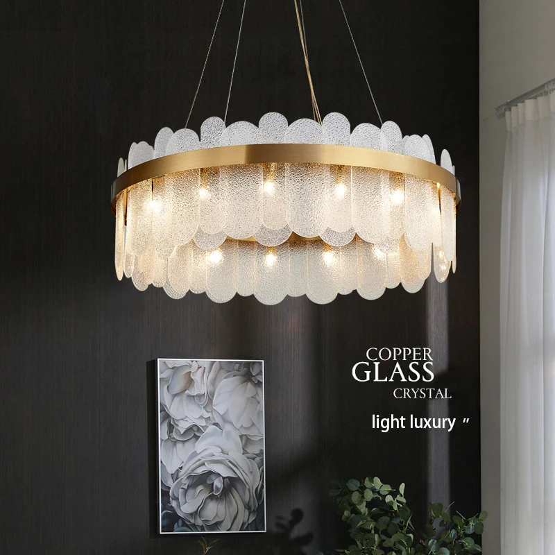 

Modern Led Crystal Pendant Light Living Room Ceiling Chandelier Bedroom Crystal Hanging Lamp Kitchen Lighting Villa Chandeliers