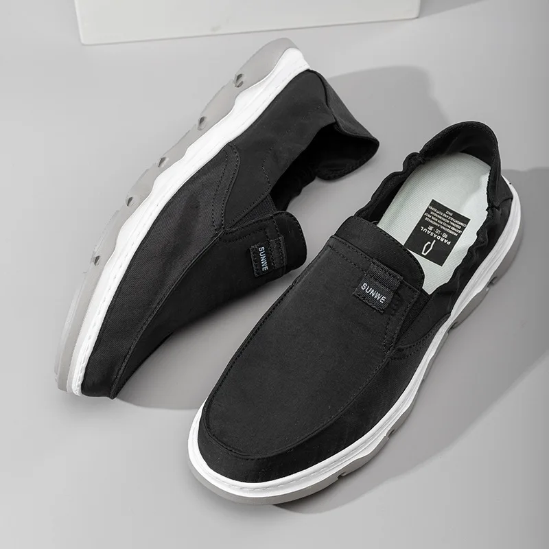 Men's trendy lazy shoes lightweight and breathable casual canvas 220340