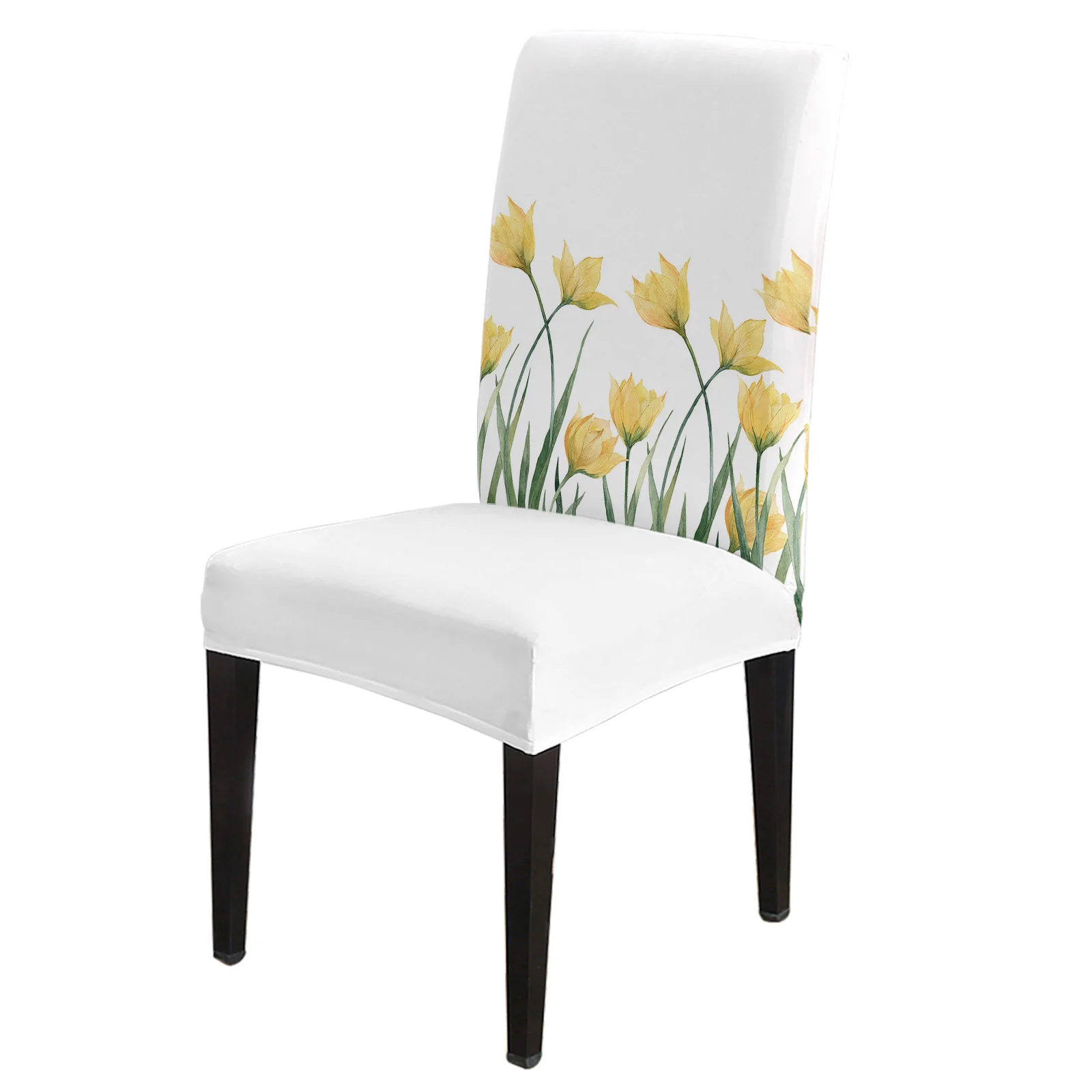 Cover 4/6/8pcs Spandex Elastic Chair Slipcover Case For Wedd