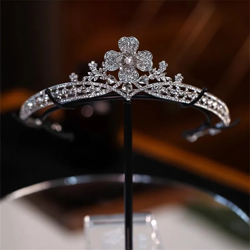 CC романтическая Корона Женские аксессуары для волос свадебный головной убор