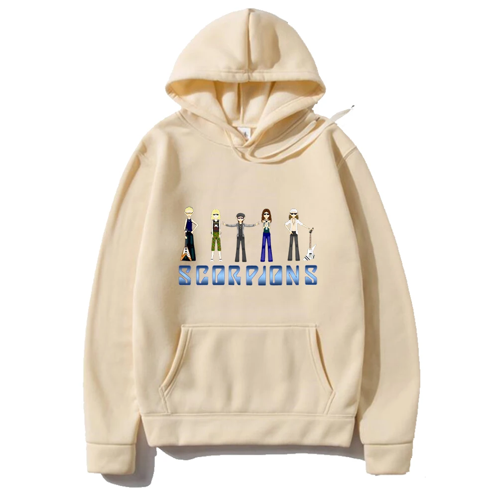 

Rock Band Scorpions Band 2D Fashion Printed Hoodie For Men Four Seasons Big Plus Size Pullover For Women Multi-Colored Outdoor