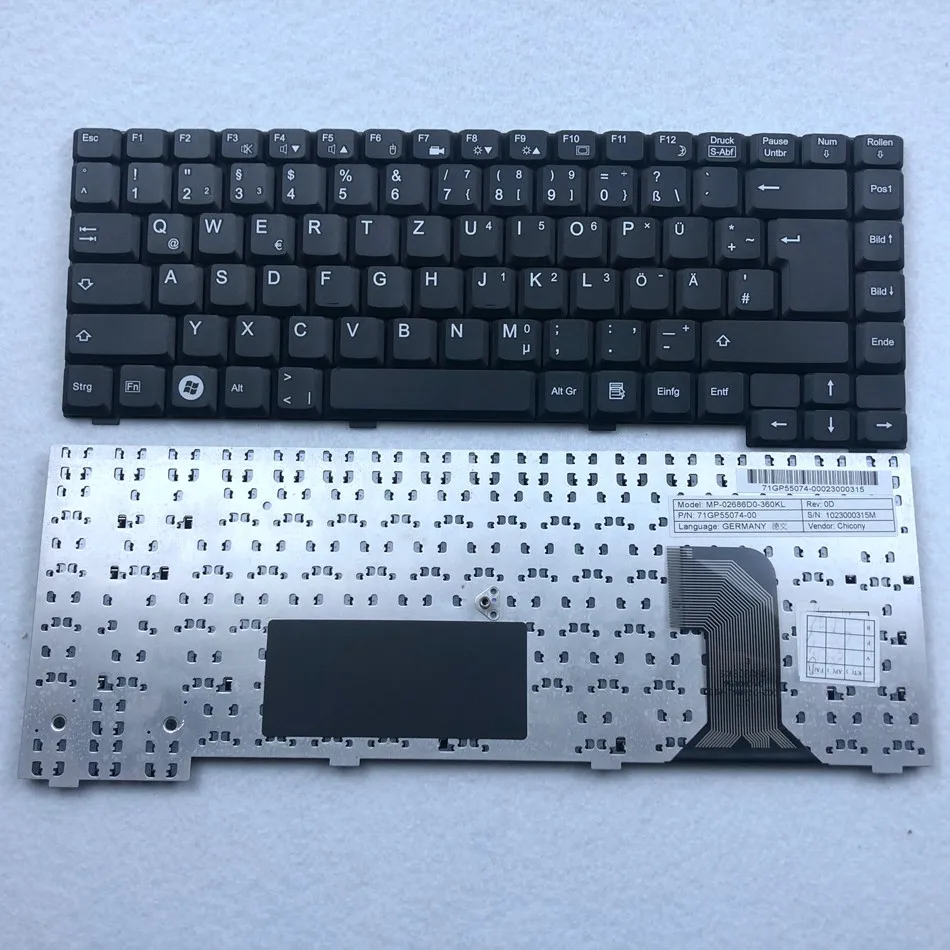 

Germany Laptop Keyboard For fujistu for siemens Amilo Xi2428, Pi2530, Pi2540 and Pi2550 GR Layout