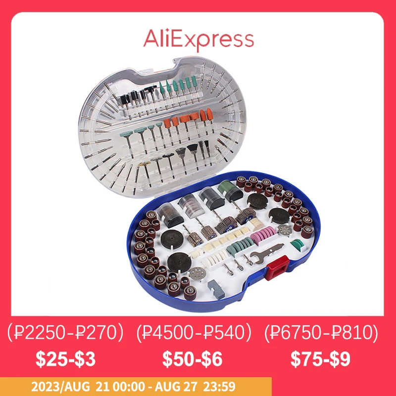 HILDA Rotary Tool Accessories for Easy Cutting Grinding Sanding Carving and Polishing Tool Combination For Hilda Dremel