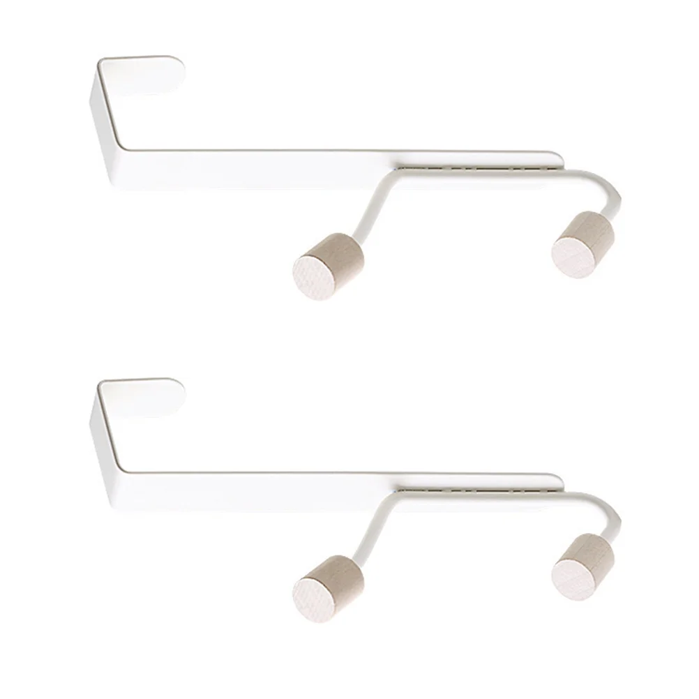 2 шт. металлические дверные крючки для полок над одеждой гибкие подвешивания