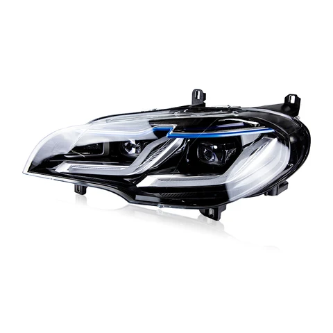 Фара в сборе для Bmw X5 E70 2008 2009 2010 2011 2012 2013, модель светодиодных передних дневных ходовых огней, указатели поворота