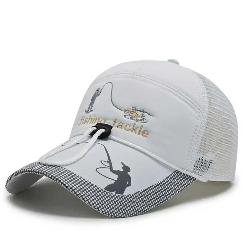 

Solid Color Quick Drying Mountaineering Sports Cap Adjustable Buckle Unisex Fishing Hat Baseball Caps Breathable Hip Hop Cap